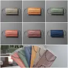 Новые модные однотонные Цвет рот маски печати уход за кожей лица маска 3 Слои аэродинамическим способом из расплава ткань для взрослых и детей одноразовая маска для лица 50 шт.кор.