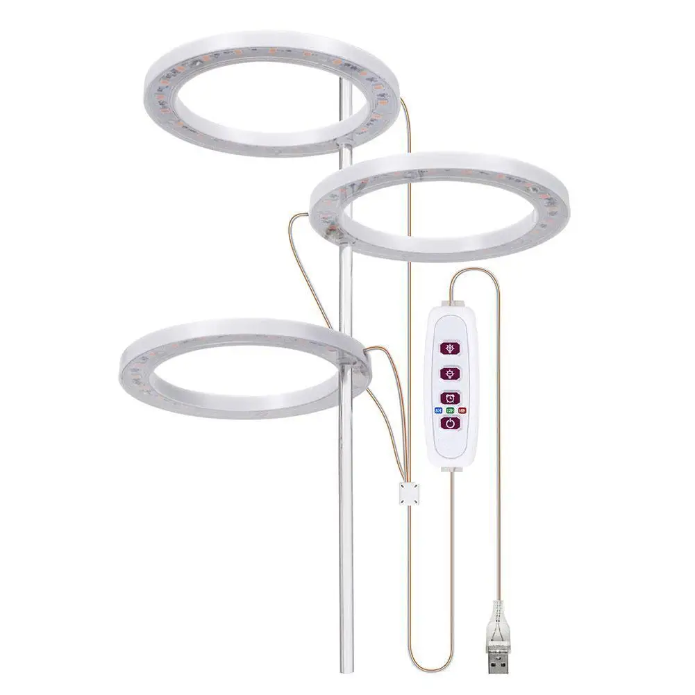 

LED Plant Growth Light USB Full Spectrum Lamp For Indoor Plant Seedlings Home Flower Succulet Phytolamp