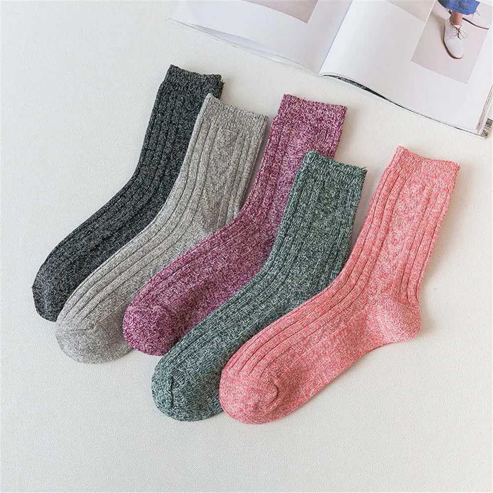 

5 Pair Winter Thick Soft Walking Hiking Wool Boot Socks Snow Socks Ski Socks