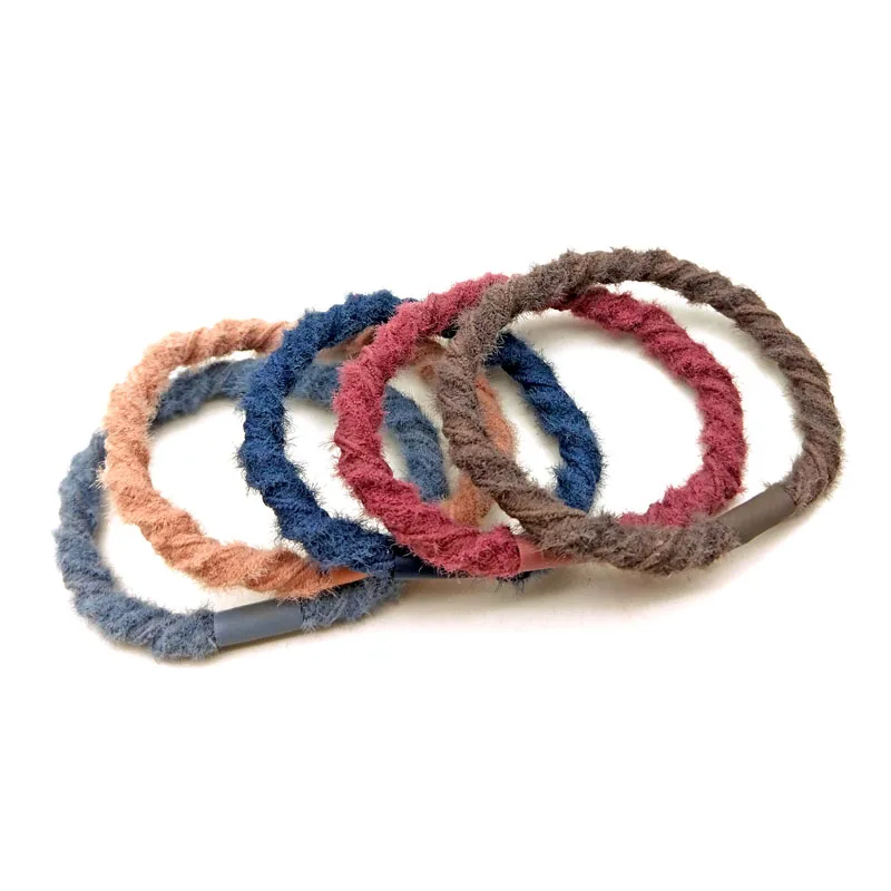 5 штук в наборе аксессуары для женщин Резиновая эластичная резинка волос резинки