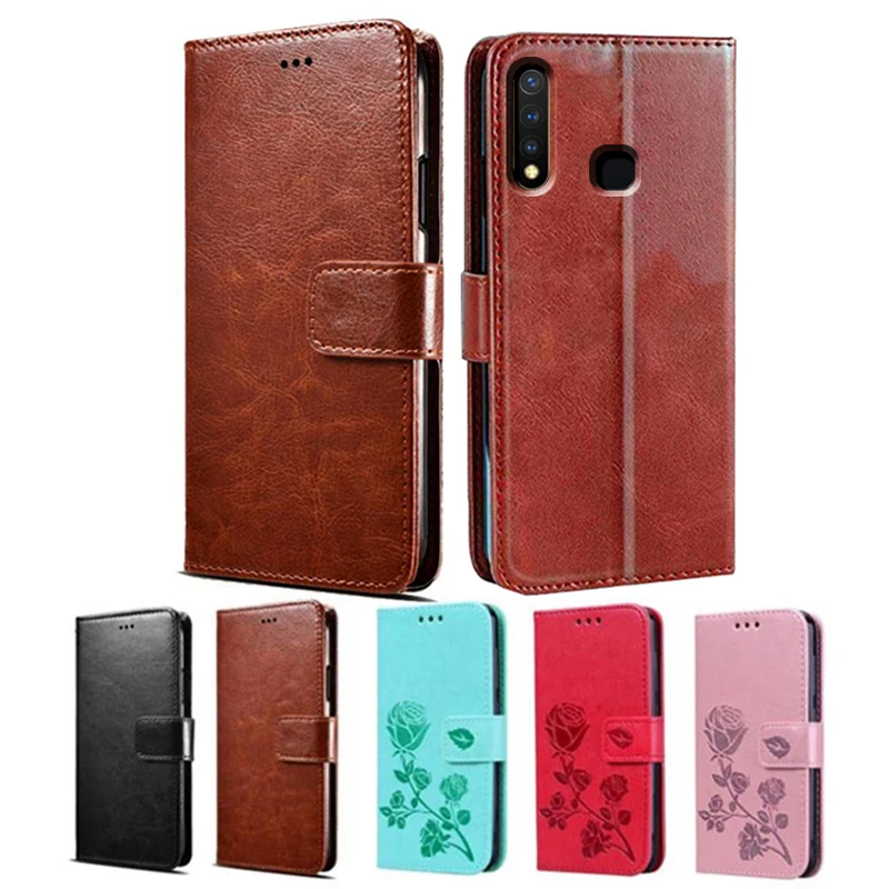 

Wallet Flip Case for Vivo Y19 U3 U20 Cover Case on for Vivo Y5S Z5i Magnetic Leather Stand Phone Protective Bag