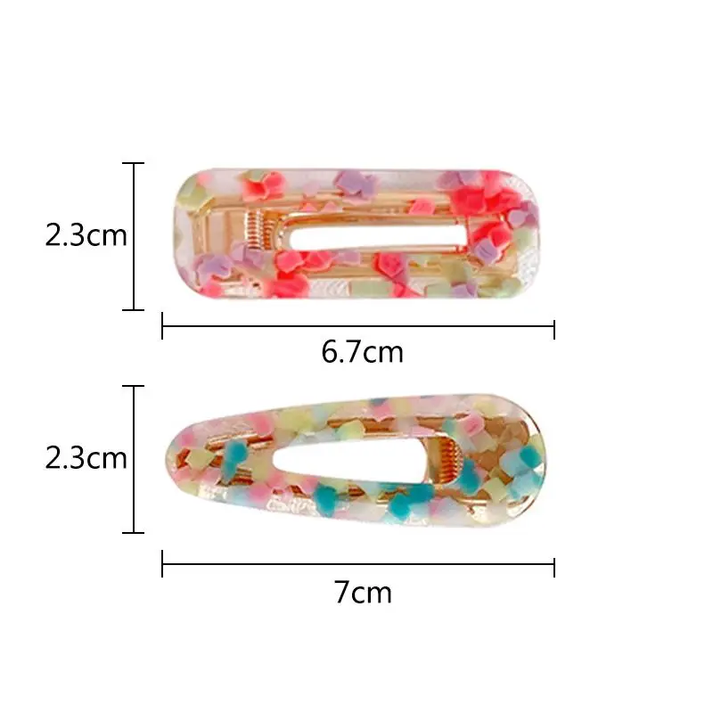 

Acrylic Hair Clip Girls Acetic Acid Cute Hairpins Bobby Pin Colorful Barrettes Elegant Hair Clip Sweet Duckbill Bangs Clip