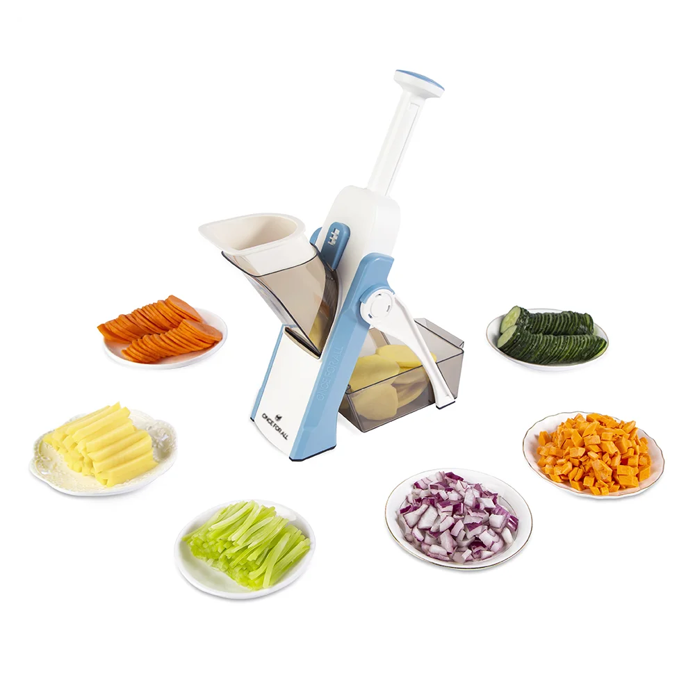 Rebanador de verduras plegable, rallador, utensilio de cocina seguro, fácil de cortar, herramienta para freír patatas fritas