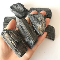 100gpack natural black tourmaline crystal gemstone collectibles rough rock mineral specimen healing stone home decor