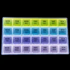 Чехол-органайзер для таблеток на 7 дней, 4 ряда, 28 квадратов, 1 шт.