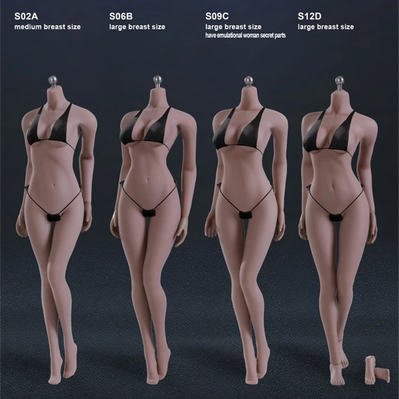 

Collectible 1/6 Scale Sexy Super Flexible Female Seamless Body Stainless Steel Skeleton Action Figure 28 Points of Articulation