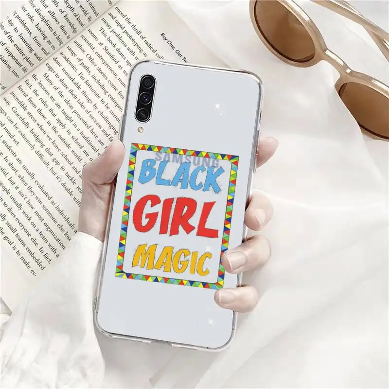 

bunz Melanin Poppin Aba Phone Case Transparent for Samsung s9 s10 s20 Huawei honor P20 P30 P40 xiaomi note mi 8 9 pro lite plus