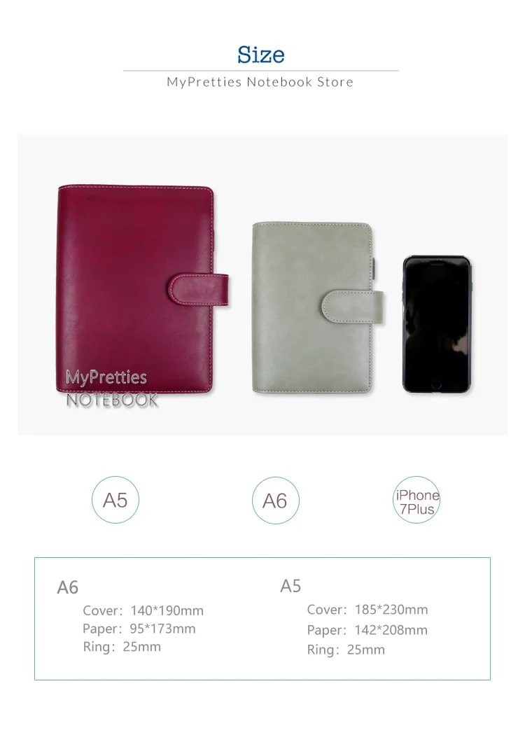 MyPretties спокойной Binder Тетрадь a5 a6 планировщик Журнал Повестка DIY ретро Организатор школьные канцелярские