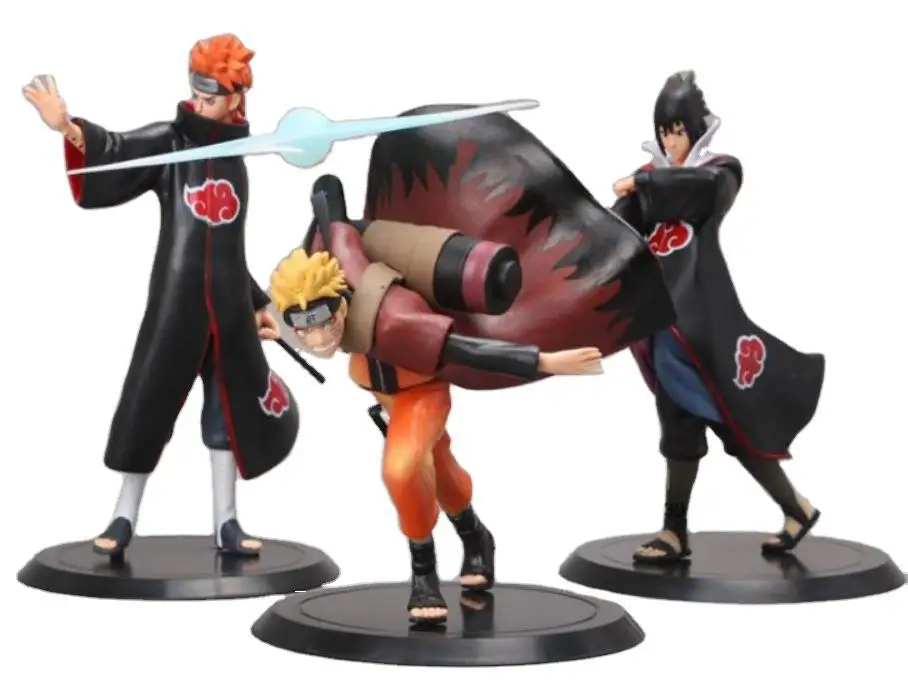

19 см Новый Аниме вор развлечение Наруто 10 поколения, 2 модели, Payne, Sasuke Akatsuki, организовать украшение, мешок игрушки готовые товары