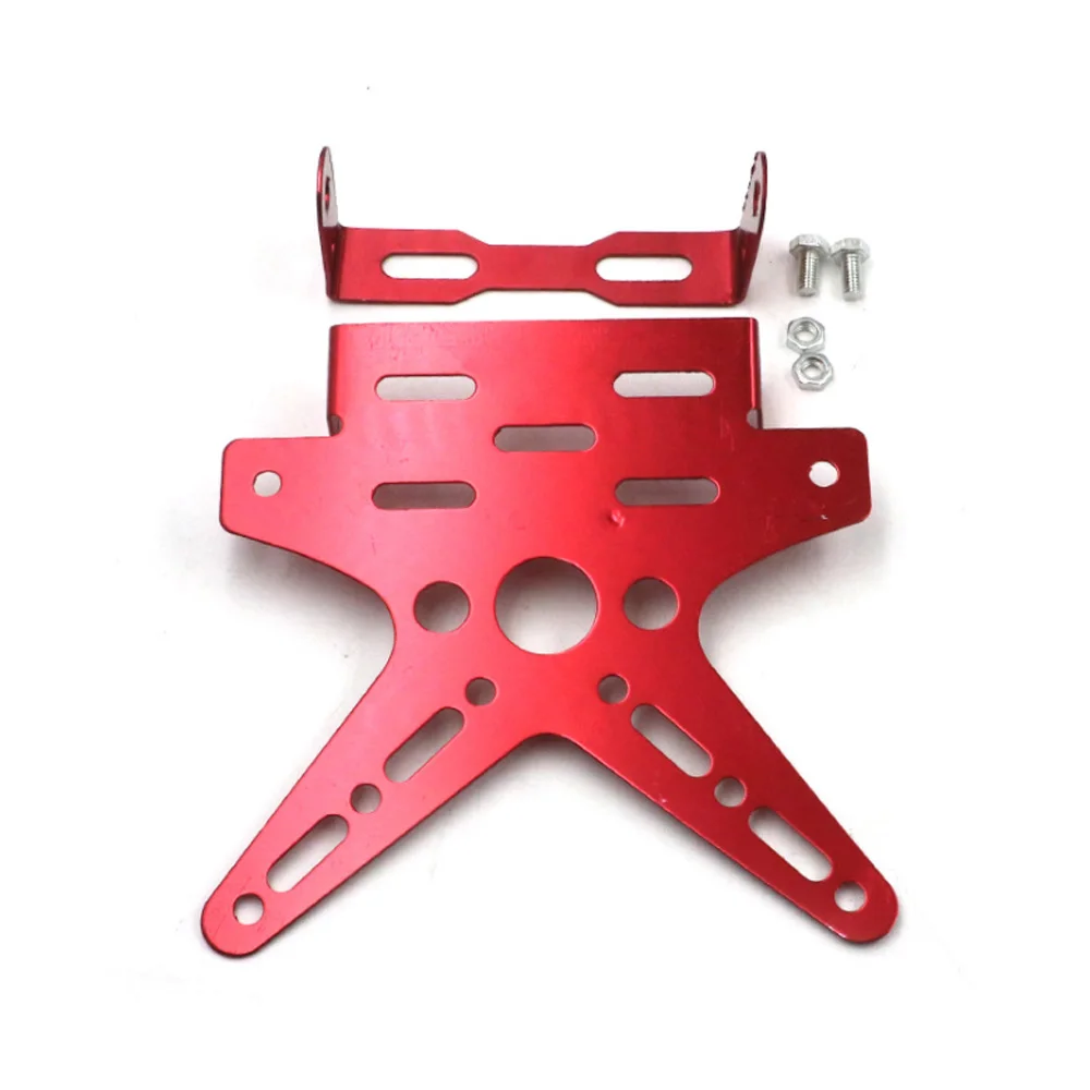

Durable Electroplating CNC Aluminum Alloy Motorcycle Rear License Plate Frame