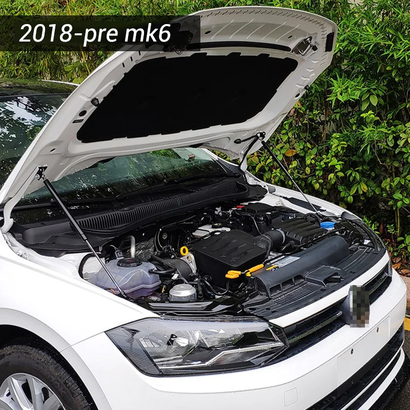Для 2009- VW Polo MK5 MK6 6R/6C/61/AW ремонт капота газовая пружина амортизатор подъем поддержка ing стойки штанги Поддержка штанги автомобиля-Стайлинг