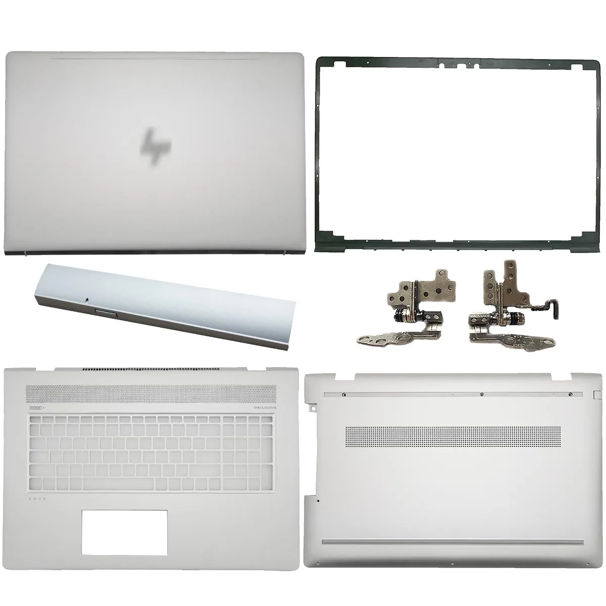 Купи Original New The Case Cover Of Laptop For HP ENVY 17-AE M7-AE LCD Back Cover/Front Bezel/Palmrest/Bottom Case 925477-001 Silvery за 1,157 рублей в магазине AliExpress