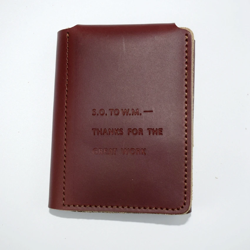 Новый мужской бумажник из натуральной кожи винтажный кошелек ручной работы