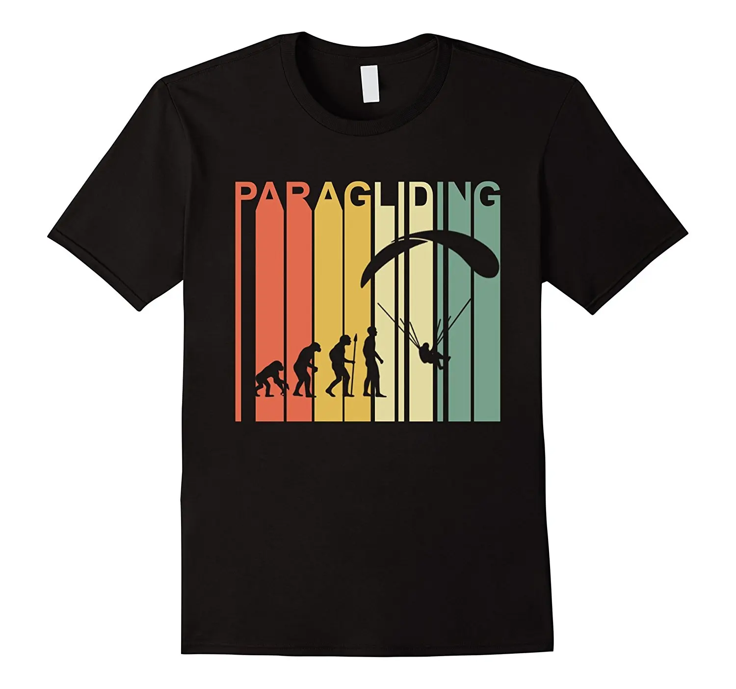 Футболка мужская хлопковая с принтом винтажная ретро футболка параползингом и