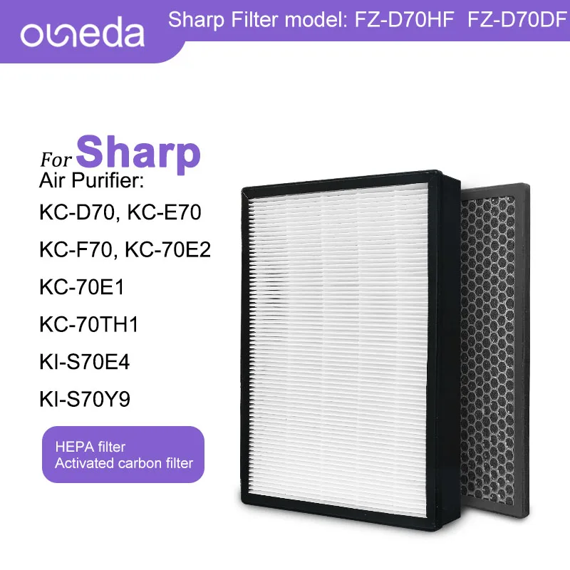 

Sharp Air Purifier Parts KC-D70 KC-E70 KC-70E2 KC-70E1 KC-70TH1 KC-700Y7 KC-700Y6 Sharp Air Filter Cleaner FZ-D70HF FZ-D70DF
