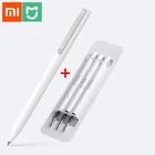 Ручка для подписи Xiaomi Mijia, оригинальная прочная ручка 9,5 мм с японскими чернилами Premec, гладкий PREMEC, Швейцарский черный стержень для школы
