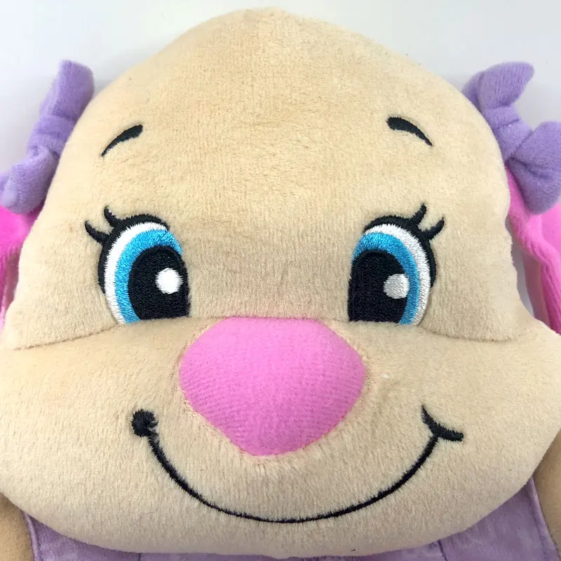 23 см милая девочка розовый щенок в пении говорящая собака музыкальная плюшевая