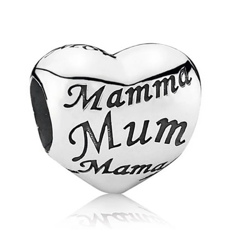

Openwork Ings & Mum Heart & Clover Lucky To Have You Beads 925 Sterling Silver Charm Fit Fashion Bracelet Diy Jewelry