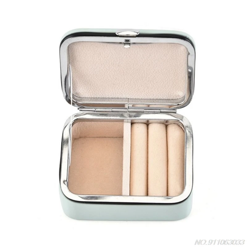 

Rings Earrings Jewellery Storage Organizer Display Case Fashion Women Mini Portable Jewelry Box J18 21 Dropshipping