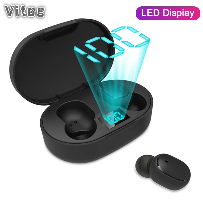 VITOG E6S Беспроводные Bluetooth 5 0 водонепроницаемые наушники спортивные