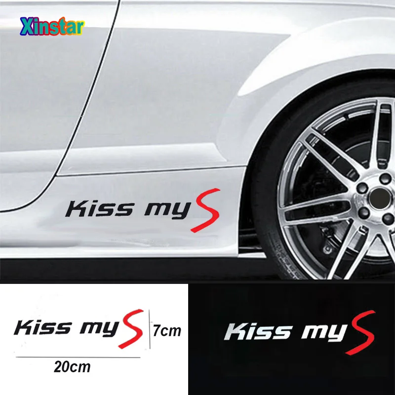 Автомобильная наклейка с логотипом Kiss myS для bmw MINI COOPER CLUBMAN COUNTRYMAN PEACEMAN R55 R56 R57 R58 R59 R60