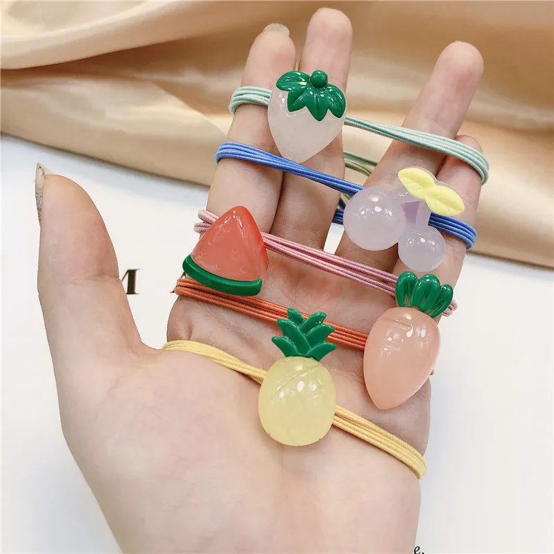 

Светящийся милый ободок для волос с фруктами, сетчатый красный ободок для завязывания волос, резинка для волос, аксессуар для волос в стиле ...