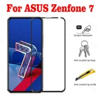 3D полное клеевое закаленное стекло для ASUS Zenfone 7 полное покрытие 9H пленка Взрывозащищенная Защита экрана для ASUS Zenfone 7 ZS670KL