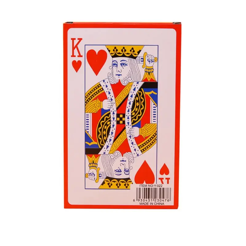 1 комплект красные к большие игральные карты Волшебные реквизиты гигантские