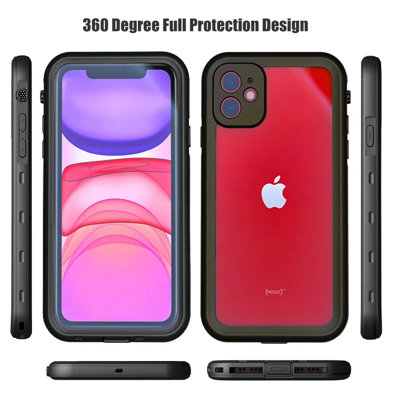 Водонепроницаемый чехол SHELBOX для iPhone 12 11 Pro Max X XR противоударный плавания SE 7 8 Plus