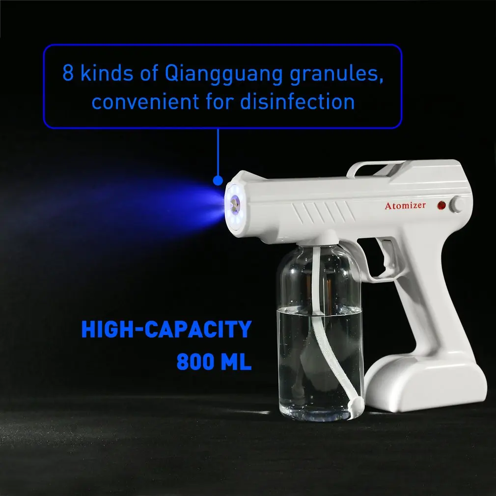 

Ultraviolet Atomization Sterilizer Handheld Rechargeable Steam Sprayer Portable Electric Sprayer Smart ULV Sterilizer