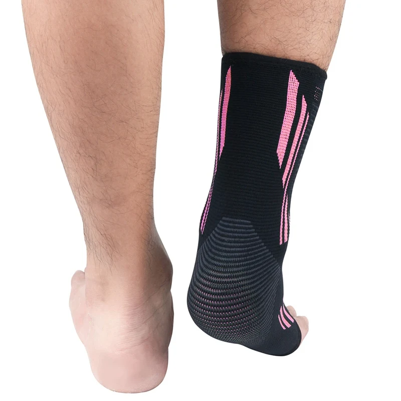 1 шт. трикотажная противоскользящая защита для ног с принтом на лодыжке