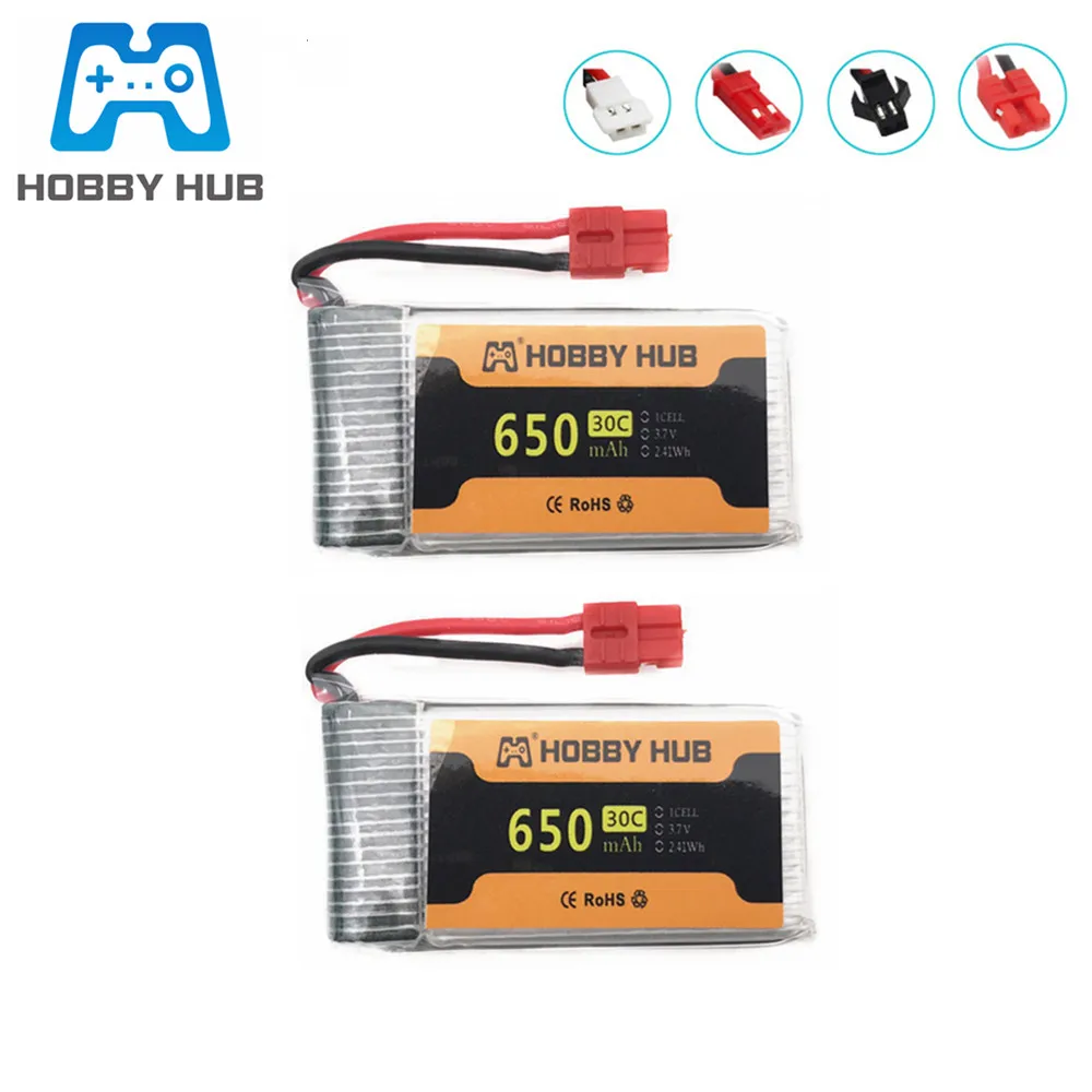 Hobby Hub 3 7 v 650mAh 30c lipo аккумулятор для Syma X5HW X5HC RC Drone запасные части 852540 2 шт./лот|Детали