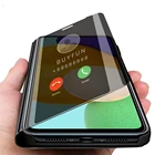 Умный зеркальный чехол с откидной крышкой для мобильного телефона чехол для samsung galaxy a52 52 52a 6,5 