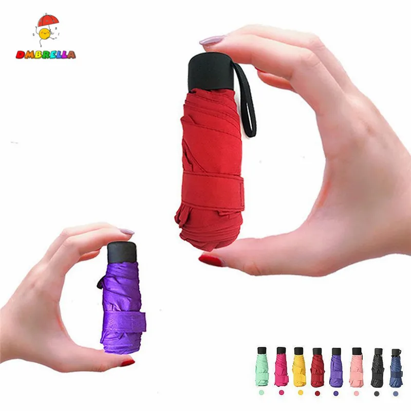 Маленький модный складной зонт DMBRELLA непромокаемый портативный дорожный Зонт от