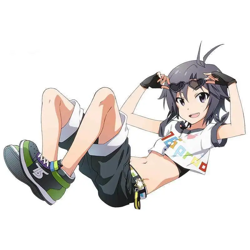 

High Quality ILLEGALSTREET X ANIME Anime Car Sticker Decal Decor Motorcycle Off-road Laptop Trunk Guitar PVC Vinyl Stickers