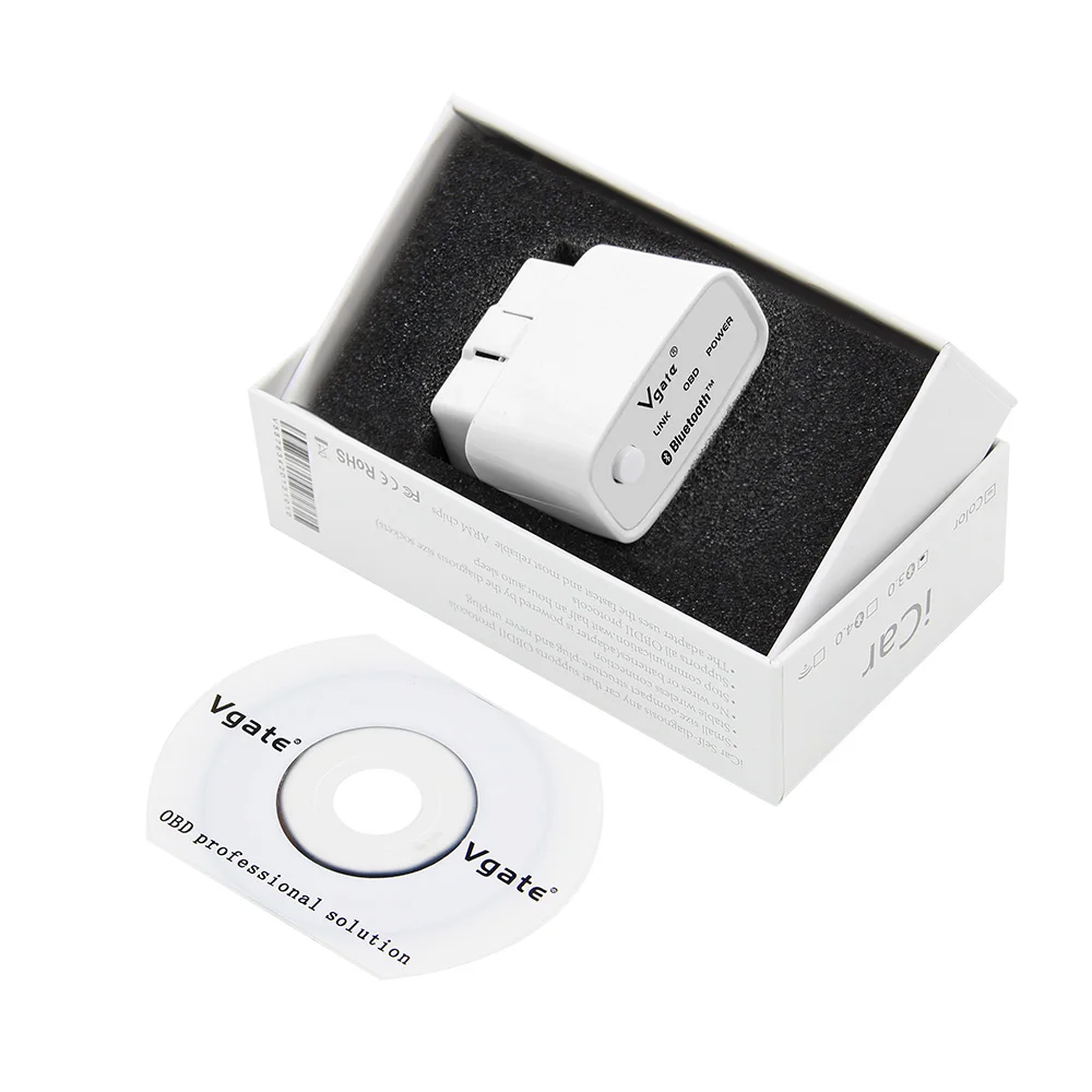 Vgate Icar Pro ELM327 V2.1 OBD2 Bluetooth диагностический сканер ELM 327 Автомобильный диагностический инструмент OBD2 сканер для SAE J1850 ELM327 V1.5