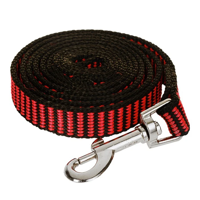 Поводок капроновый Зооник 1 5 м х 2 см микс цветов 1931388 | Дом и сад