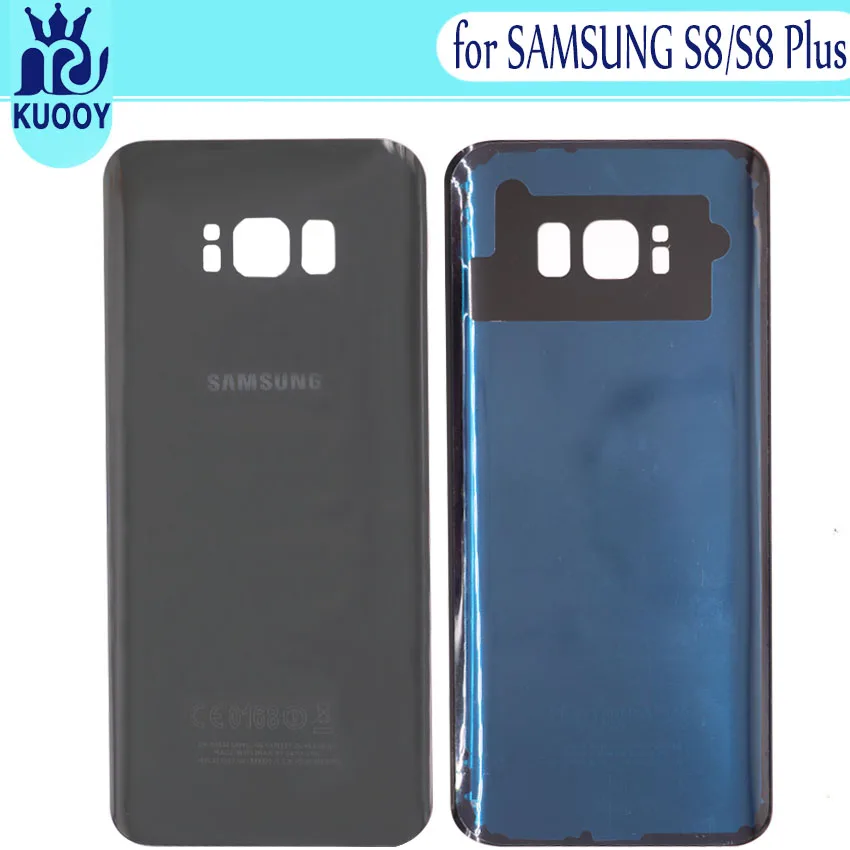 S8 Батарея Крышка для samsung Galaxy G950 G955 S8 плюс Батарея двери Корпус Замена Ремонт Запчасти+ 3 М клей