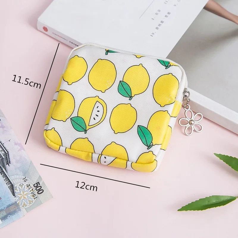 

Cute PVC Girls Diaper Sanitary Napkin Storage Bag Sanitary Pads Package Bags Coin Purse Jewelry Organizer Credit Card Pouch Case