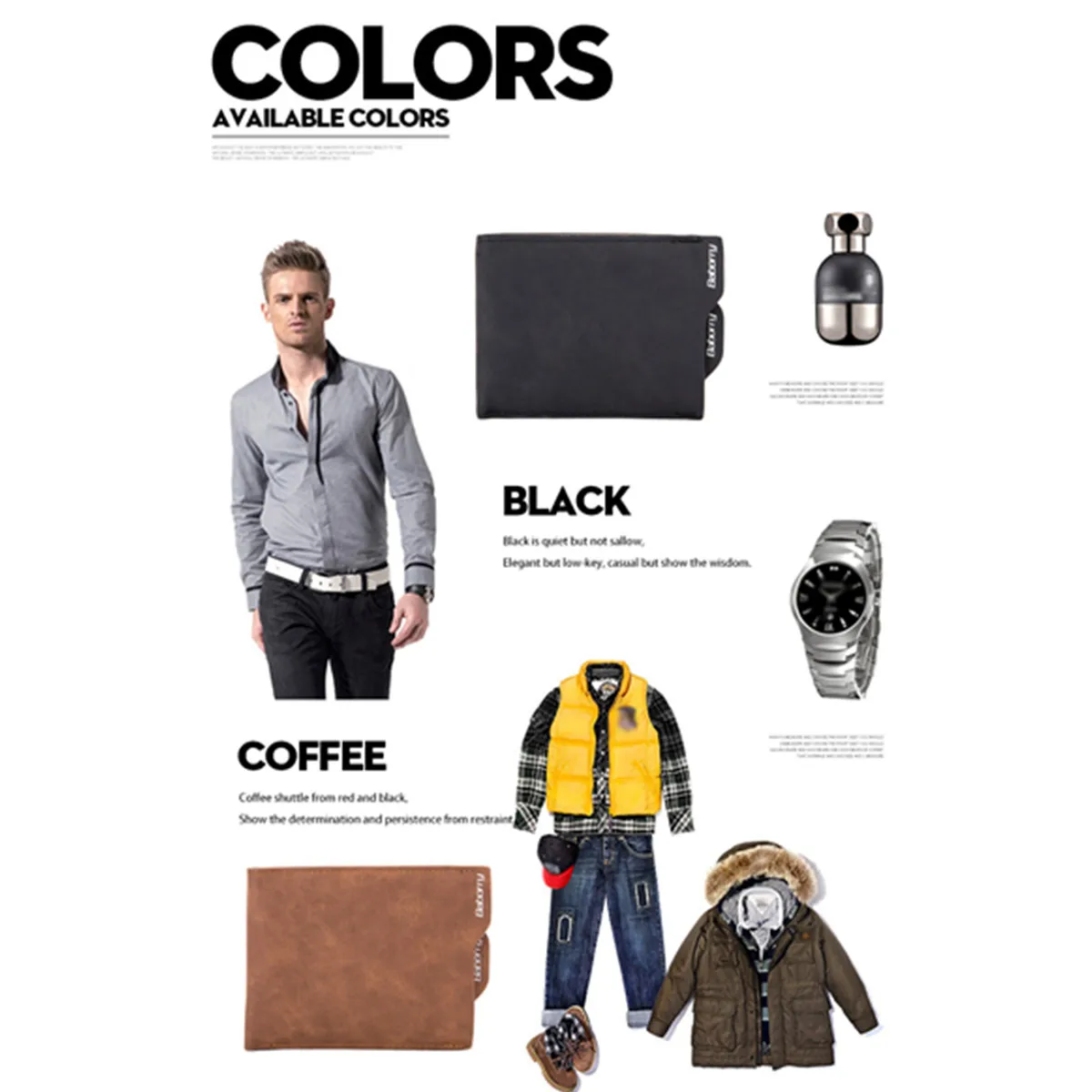 

New RFID Blocking Wallet Theft Protect Money Bag Credit ID Card Holder PU Leather Slim Purse for Men 2021 Fashion Bag