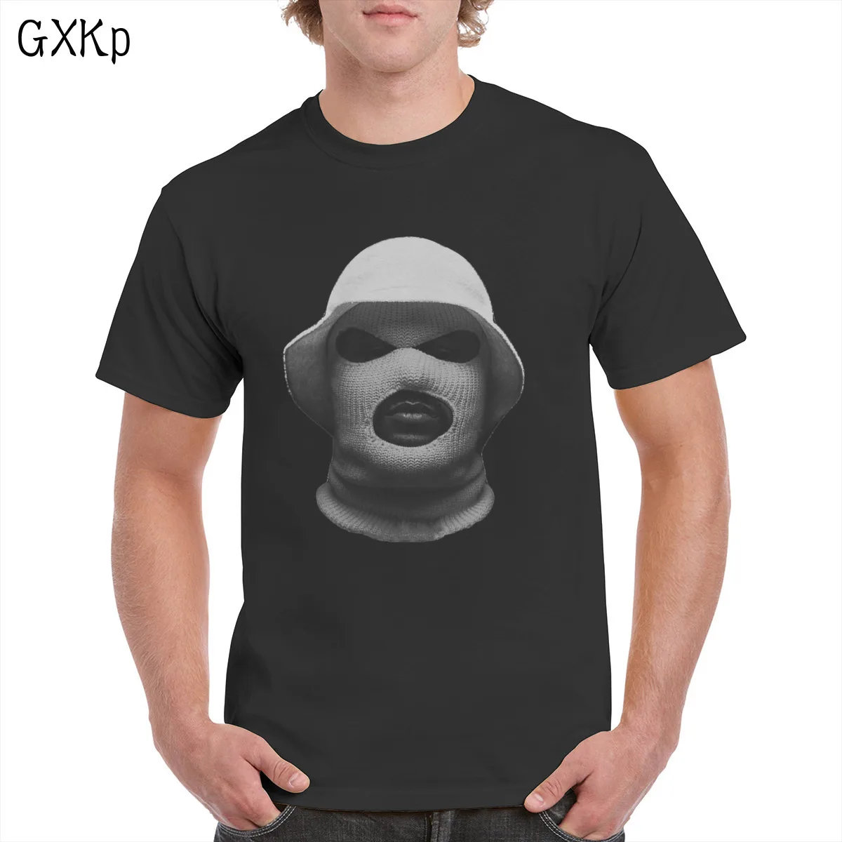 

3D Oxymoron Mask T-Shirt Unisex Schoolboy Q Personal Photos graphics Tops 100% Cotton Multicolor Oversized Tshirt Female/Man