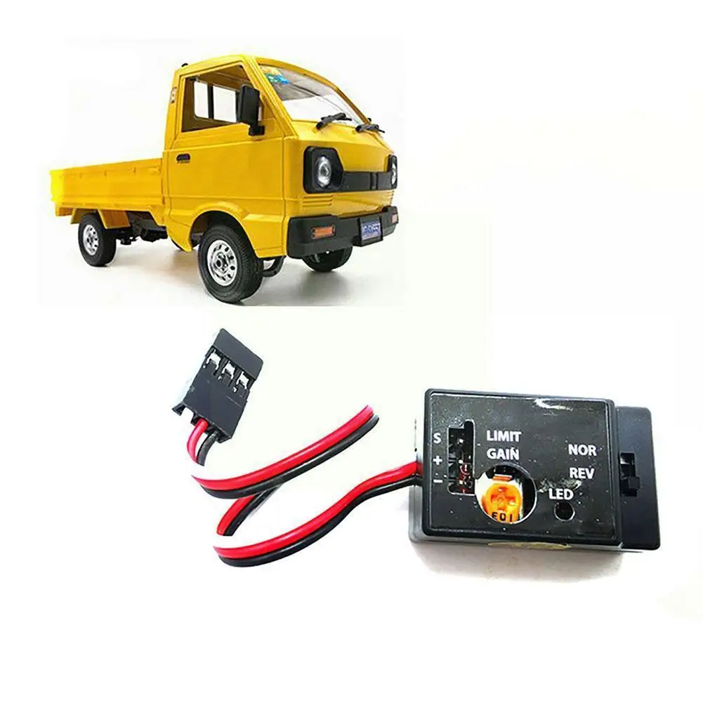 

RC Pickup High-speed Drift Auxiliary Gyro for WPL D12 RC Car Simulation Drift Truck Spare Parts Accessories V8T1