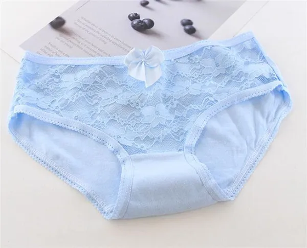 Новое поступление 4 шт./лот трусики для девочек нижнее белье кружевные трусы