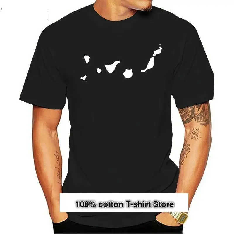 

Camiseta con contorno de las Islas Canarias (1)