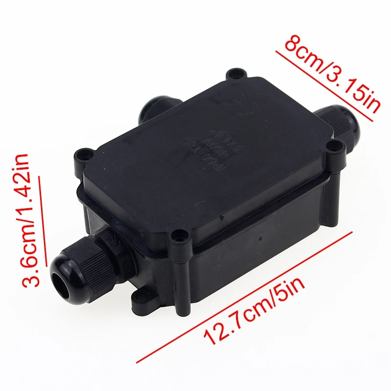 Наружный водонепроницаемый кабельный соединитель 3Way IP66 распределительная