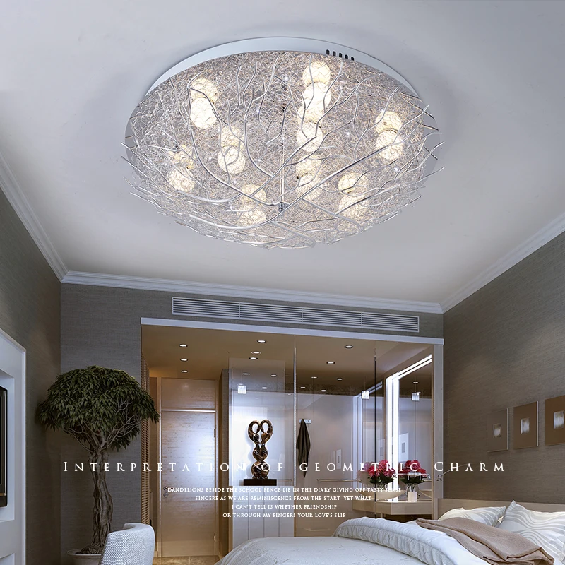 

Home led ceiling lamp minimalist living room children's room lighting nordic creative bird's nest modern bedroom ceiling light