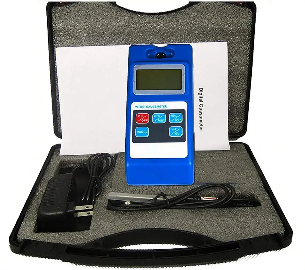 

Портативный Цифровой Измеритель Гаусса WT103, прибор для измерения поверхности и магнитного поля постоянного тока, Измеритель Гаусса с диспл...