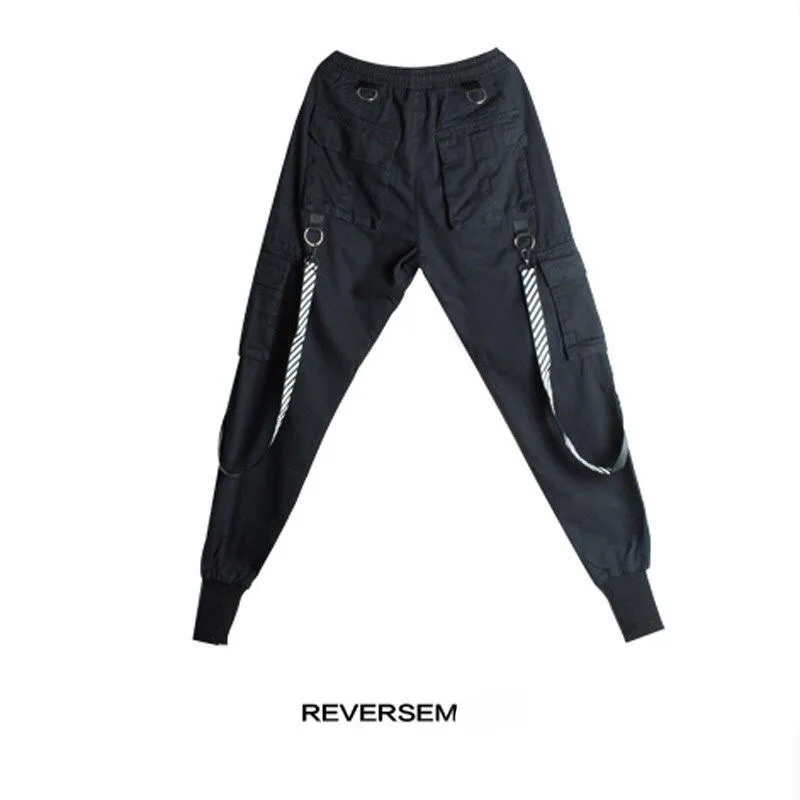 Брюки-султанки Женские повседневные до щиколотки модные штаны-карго с