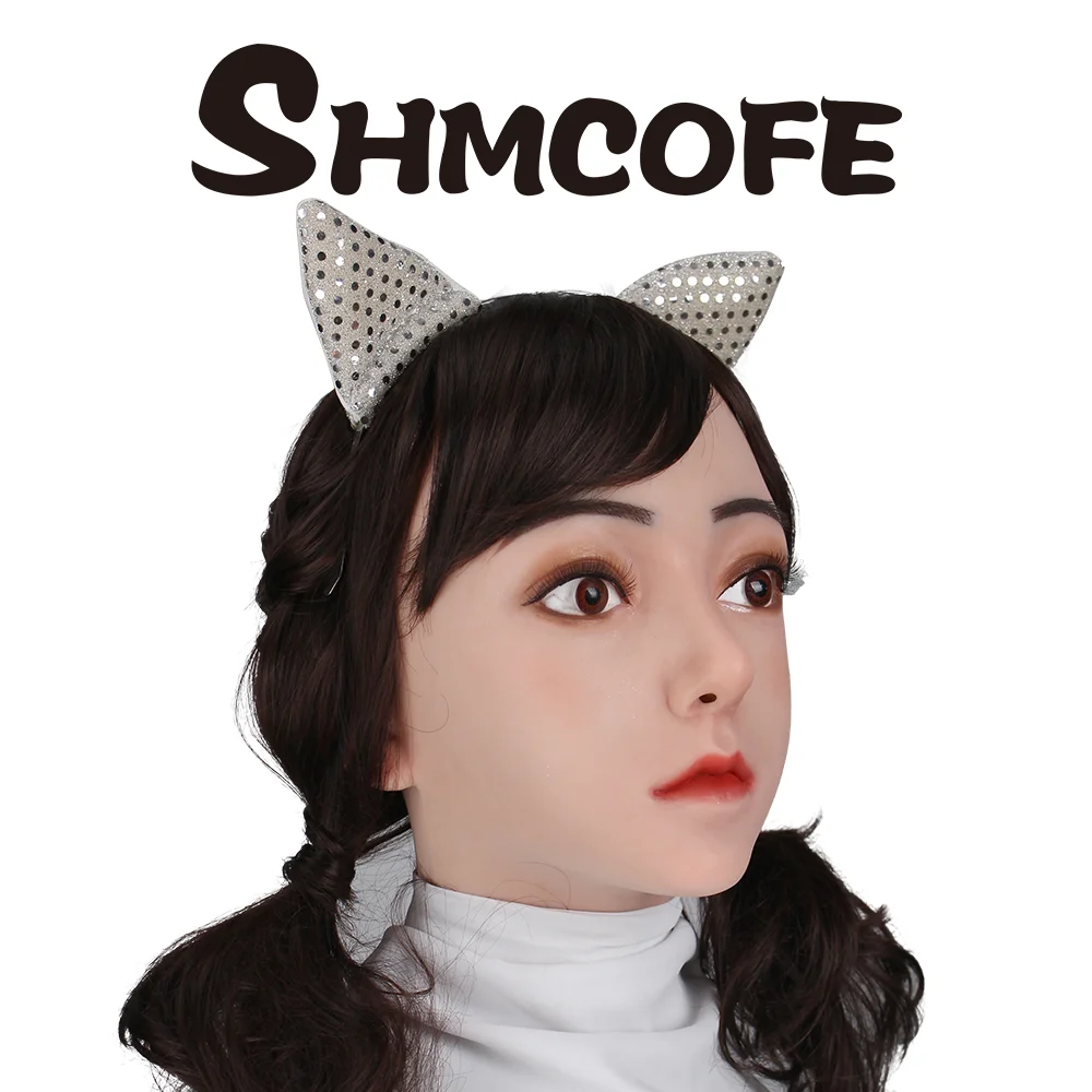 SHMCOFE Elvira Женская Силиконовая Маска Реалистичные головные уборы для Хэллоуина
