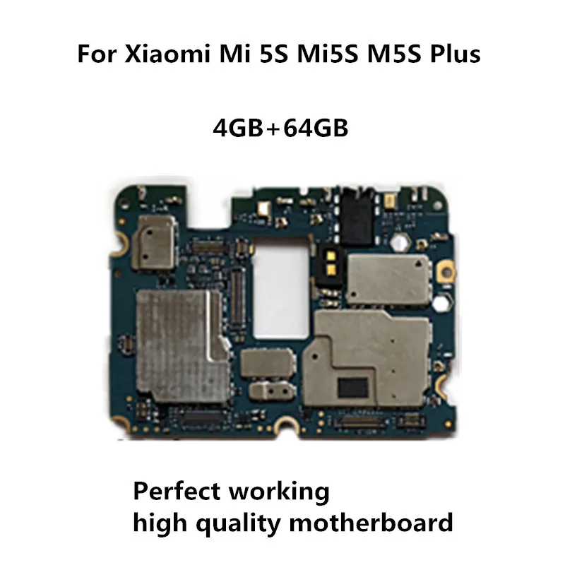 Разблокированная материнская плата с микросхемами гибкий кабель для Xiaomi mi 5S mi 5S M5S Plus 4 Гб+ 64 ГБ